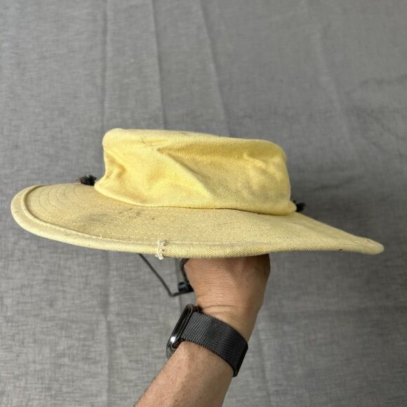 Quiksilver Bush Vintage 90’s Hat Beige Sun Camp Hike Fishing Quicksilver Hat USA - Picture 3 of 9